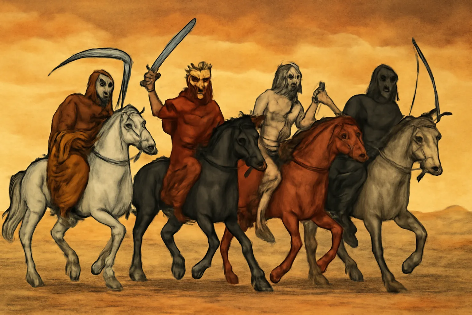 4 jinetes del apocalipsis