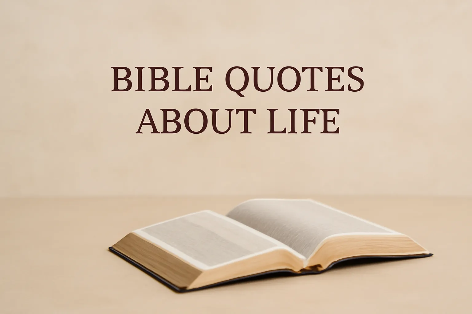 bible quotes about life