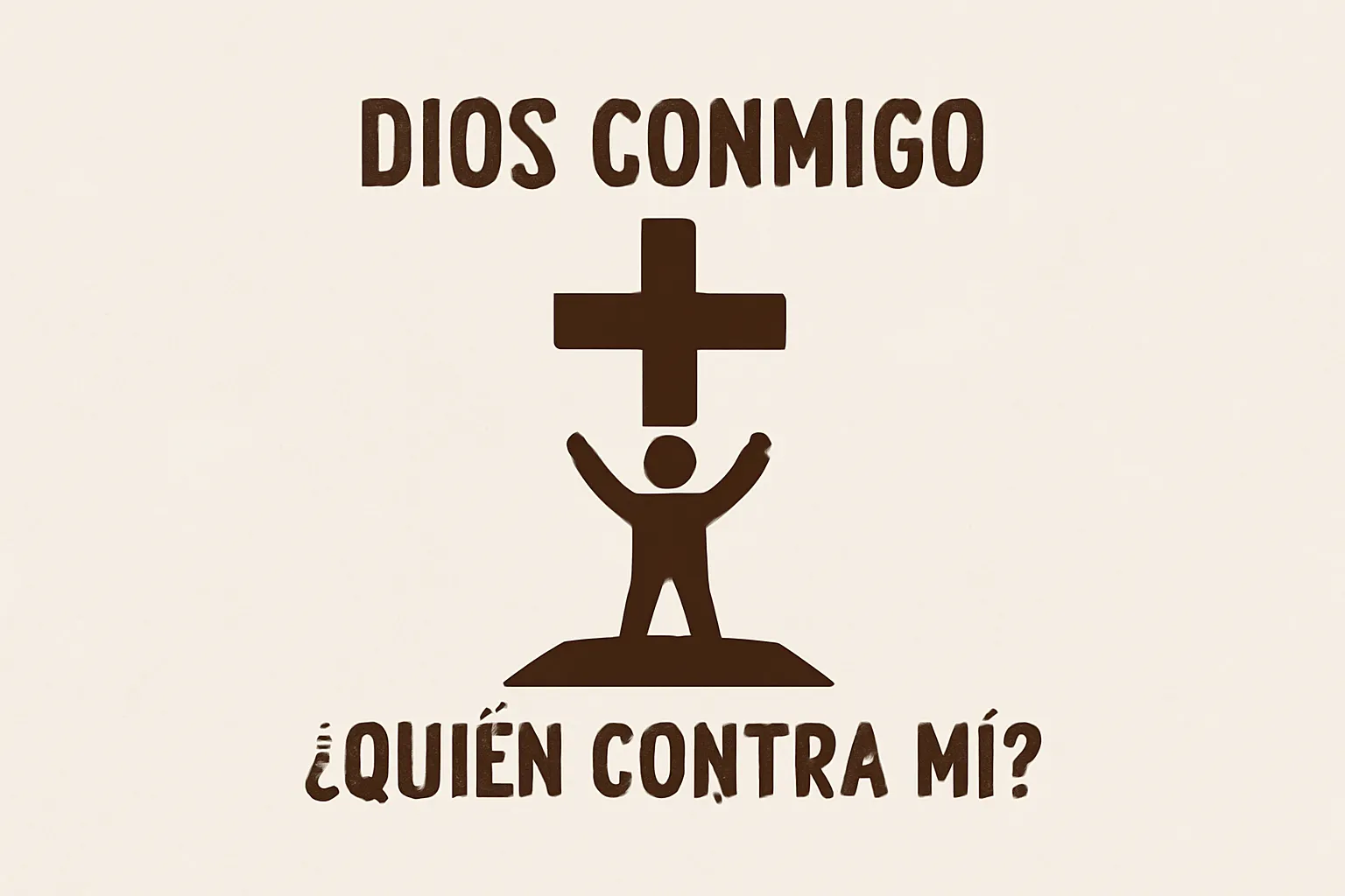 Dios conmigo quien contra mi: claves para vencer la adversidad con fe