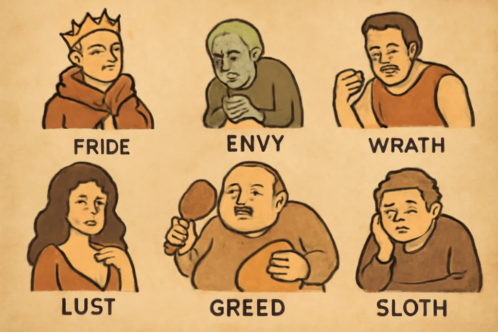los 7 pecados