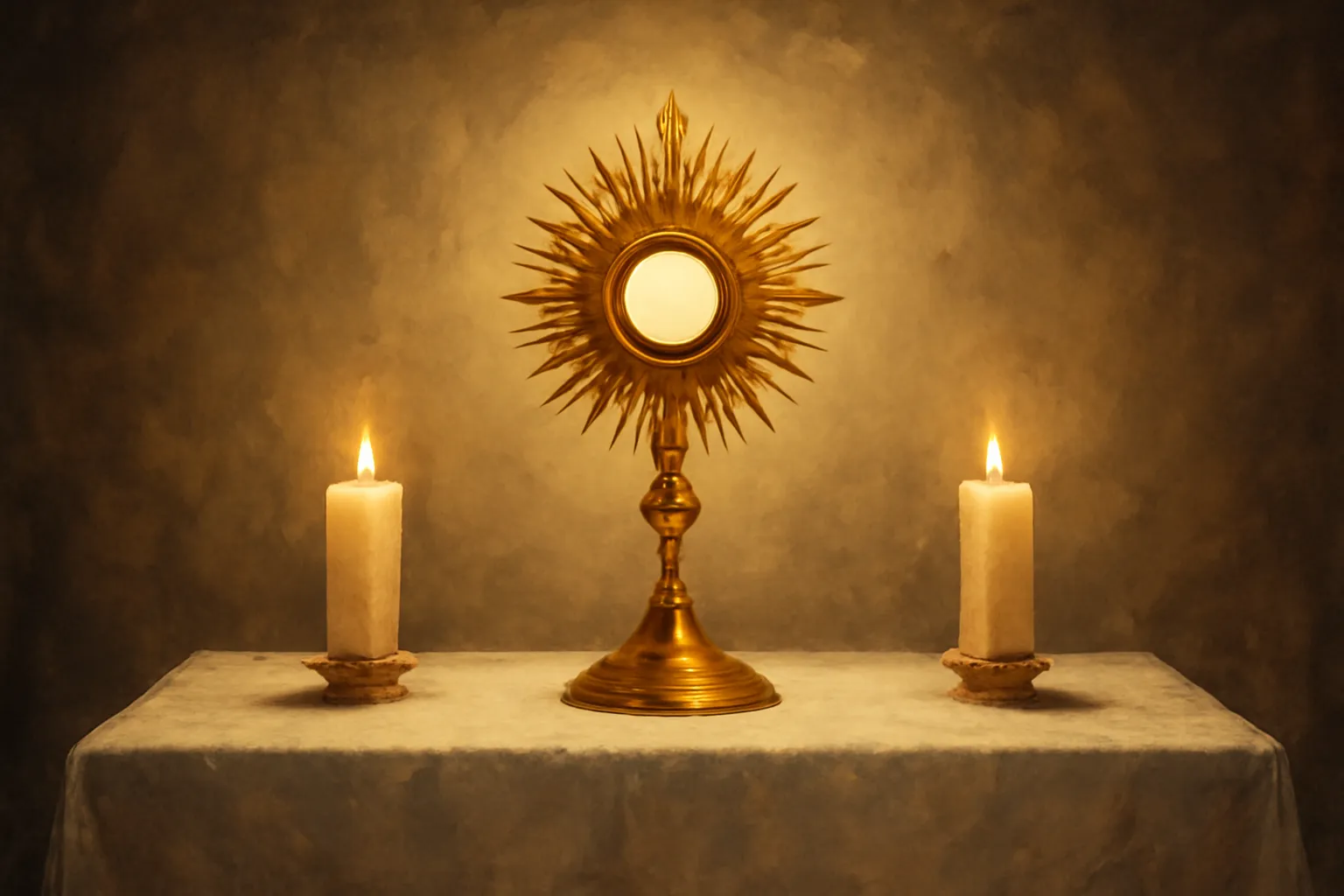 Oracion al santisimo sacramento del altar bendito sea dios