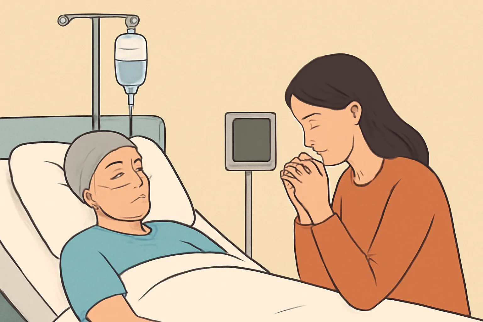 oracion para un enfermo en el hospital